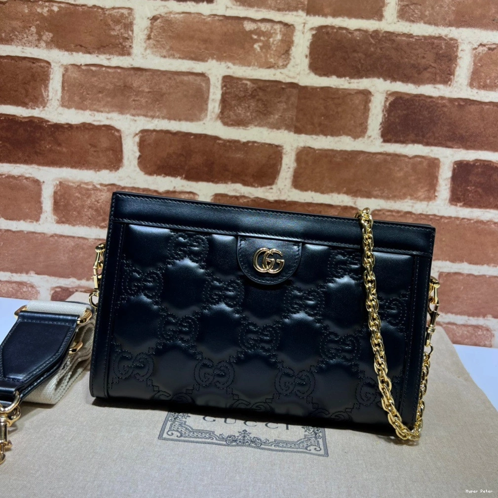 Hyper Peter bag GG leather shoulder GUCCI matelassé 0710